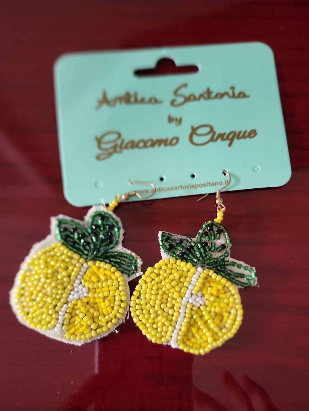 Antica Sartoria Lemon Earrings